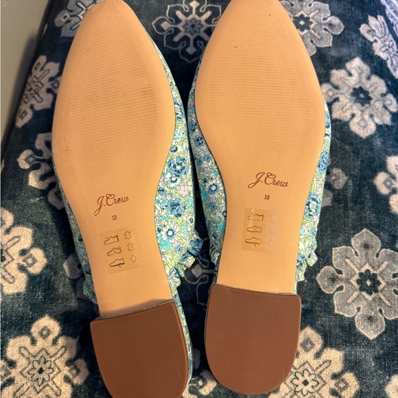 J crew Carolyn mule flat in liberty floral size 10 new - Picture 4 of 4